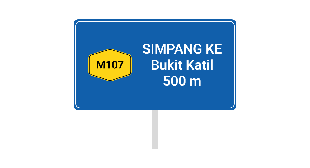 destination sign