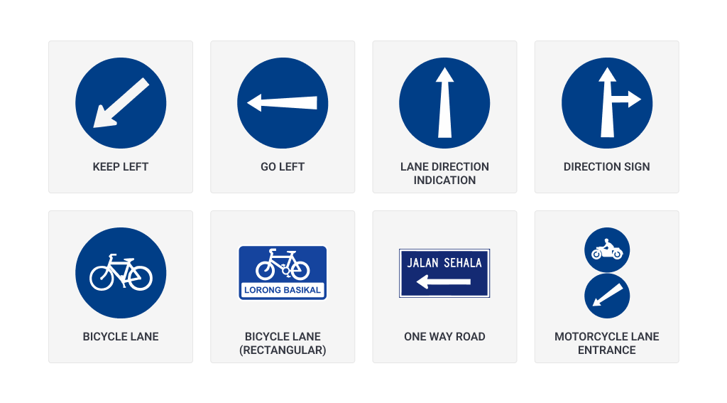 mandatory road signs